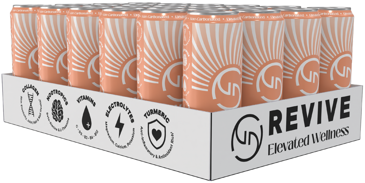 SG REVIVE 24 PACK - PEACH MANGO - ELEVATED WELLNESS BEVERAGE